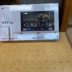 値下げ】新品未開封チューナーレス　テレビ　４３インチ　の画像