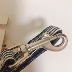 【新品】フリーク　ヒッコリー柄デニム　犬用リード　S〜10キロの画像