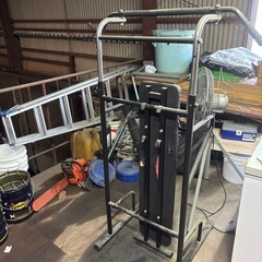 予定者決定　懸垂、腹筋トレーニング器具の画像