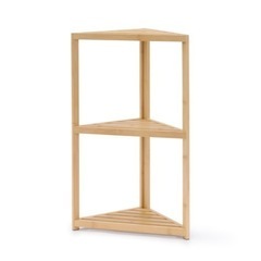 【お買い得】無印良品／コーナーラック３段の画像