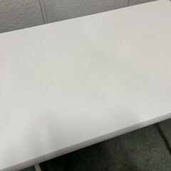 NITORI ニトリ 木製 折りたたみテーブル 作業台 パソコンテーブル ホワイト 幅70cm×奥行46cm×高さ67cm の画像