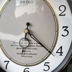 SEIKO メロディー壁掛け時計 オーバル型