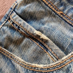 レディースデニムパンツ中古値下げの画像