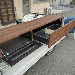 80～100インチ対応 お洒落なテレビ台 状態良好の画像