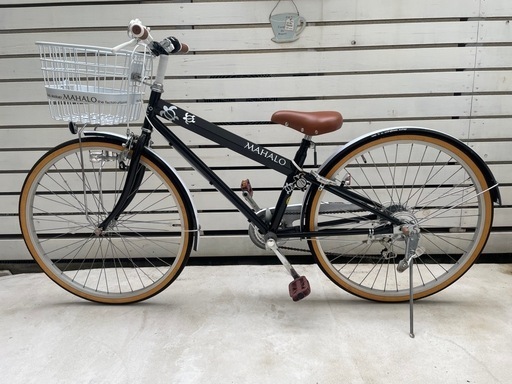 ブリヂストンヘルメット付き⭐︎　小学校高学年向き⭐︎ 自転車　マハロジュニア26インチ　6段変速　ブラック⭐︎ 女の子