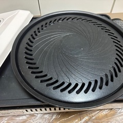 ガスコンロと鉄板セットの画像