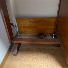 【差し上げます】昭和レトロな片袖机
の画像