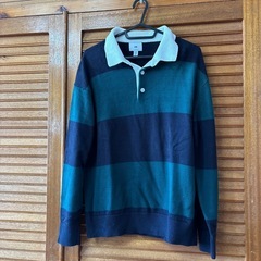 【お渡し済】H&M ラガーシャツ メンズ Mサイズの画像