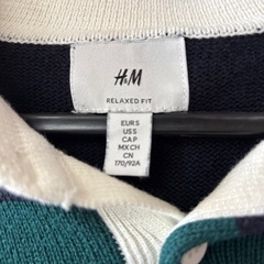 【お渡し済】H&M ラガーシャツ メンズ Mサイズの画像