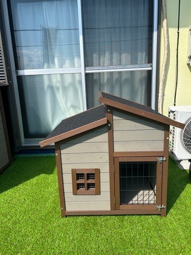 引取りに来てくれる方限定 木製犬小屋