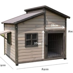 引取りに来てくれる方限定 木製犬小屋の画像