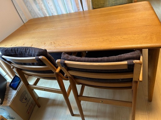 飛騨の家具　　ダイニングセット　イス４脚　