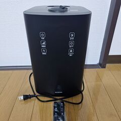 アイリスオーヤマ 卓上加湿器 UHK-500-B（ブラック）美品...
