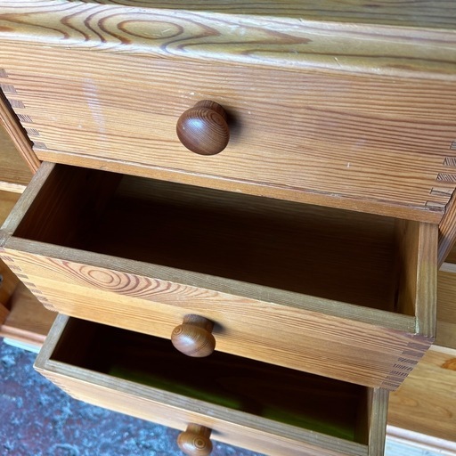 【リユース☆エコちょっぷ】＊オオツカ家具　パイン材　欧風サイドボード リユース☆エコちょっぷ】＊オオツカ家具 パイン材 欧風サイドボード