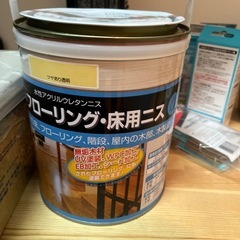 クッションフロア用のり　床用ニス　セットの画像
