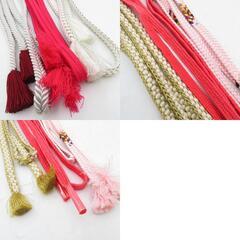 帯締め 9本セット 冠組 丸組 組紐 正絹 和装小物 着物用 長さ160cm 【キモノオフ野々市若松店】の画像