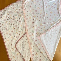 ニトリ　お昼寝お布団セット　花柄　水玉　ドット　女の子　保育園　...