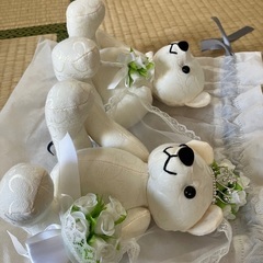 ウェディング　テディベア　4℃　ウェルカムの画像