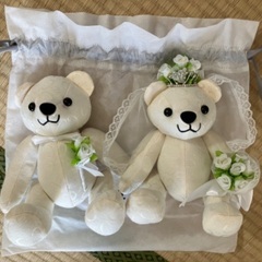 ウェディング　テディベア　4℃　ウェルカム