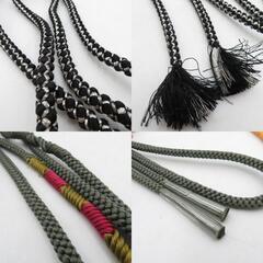 帯締め 4本セット 丸組 組紐 正絹 和装小物 着物用 長さ160cm 【キモノオフ野々市若松店】の画像