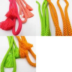 帯締め 6本セット 丸組 組紐 正絹 プロミックス 和装小物 着物用 長さ160cm 【キモノオフ野々市若松店】の画像