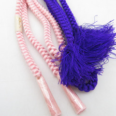 帯締め 7本セット 丸組 組紐 正絹 レーヨン キュプラ 和装小物 着物用 長さ160cm 【キモノオフ野々市若松店】の画像