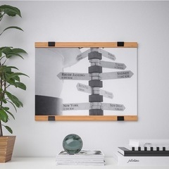 IKEA VISBÄCK ヴィスベック ポスター用ハンガーの画像
