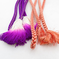 帯締め 4本セット 丸組 振袖用 正絹 和装小物 着物用 長さ160cm 【キモノオフ野々市若松店】の画像