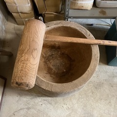 【商談中】餅をつこう！！（杵と臼セット）の画像