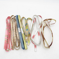 帯締め 佐賀錦 7本セット 平組 銀糸 金糸 正絹 和装小物 着...