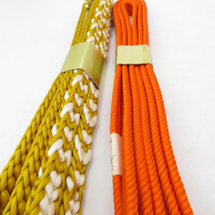 帯締め 9本セット 平組 冠組 組紐 正絹 和装小物 着物用 長さ160cm 【キモノオフ野々市若松店】の画像