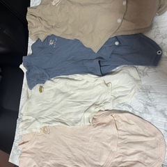 80 半袖 ロンパース肌着5枚