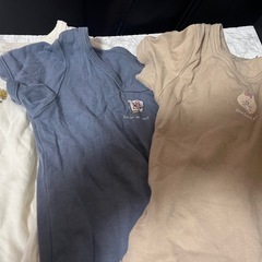 80 半袖 ロンパース肌着5枚の画像
