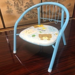 中古 幼児椅子 ブルー