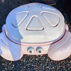 砂場　カニ