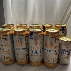アサヒ　生ビール　マルエフ　500ml×9本+スプリングバレー3...