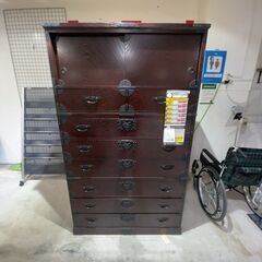 ID：197912 筑後民芸タンス 鍵付き