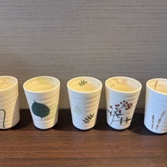 大内順子　湯呑み5個セット
