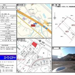 【売地・９３３７】桐生市広沢町６丁目字竜戸１９８番５一部．１９９...