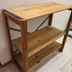 木製シェルフ　譲り先見つかりました
の画像