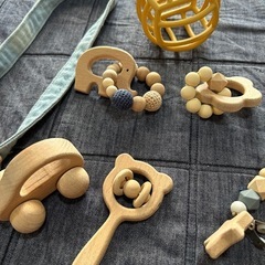 ベビー　木製おもちゃまとめ売り　
おしゃれの画像