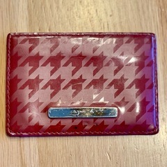 agnès b. ハウンドトゥースカードケースの画像