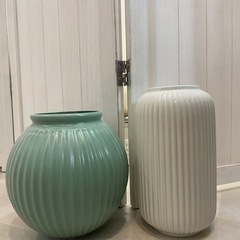 陶器の花瓶　大きめの