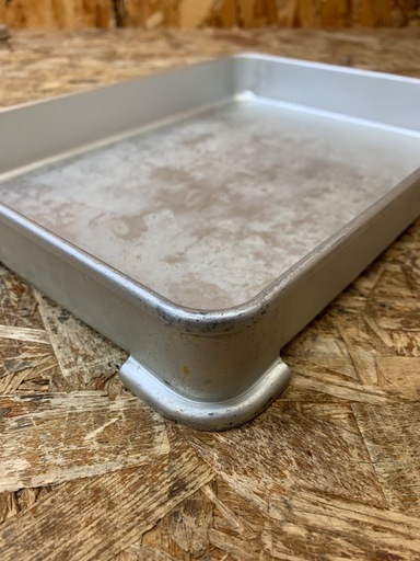 a(7130) 業務用 システムバット 3個 フタ付き 小々40 餃子バット 調理用品 中古 飲食店 店舗 厨房用 アカオアルミ AKAO 硬質アルミ
