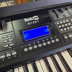 美品 スタンド付きRock JAM RJ-561 電子キーボード ヘッドフォンの画像