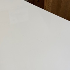 ②【美品‼️】定価37,990円♪ 現行モデル ニトリ 120cm幅キッチンカウンター(キュリー2) 食器棚 収納家具 鏡面仕上げホワイト♪の画像