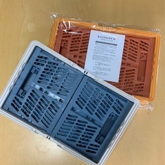 プラスチックコンテナ　２個セットの画像