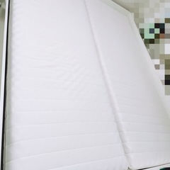 IKEA BRIMNES　ベッド+マットレス2枚 
