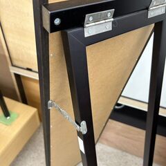 ★ジモティ割あり★  姿見 黒 H150×D43×W28 クリーニング済み TJ11297の画像