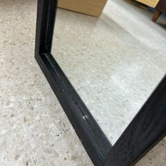 ★ジモティ割あり★  姿見 黒 H150×D43×W28 クリーニング済み TJ11297の画像